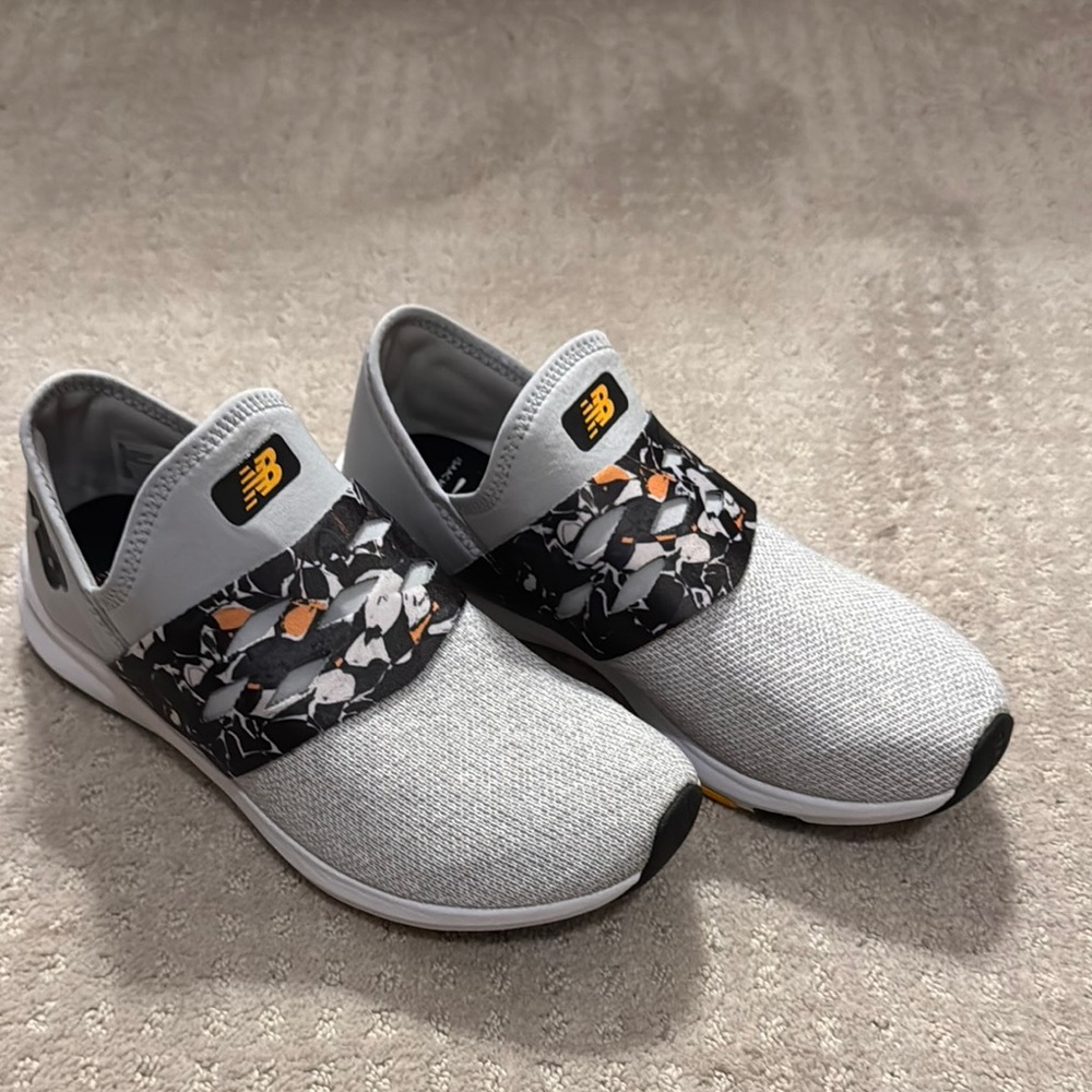 New Balance Gray and Black Athletic Shoes